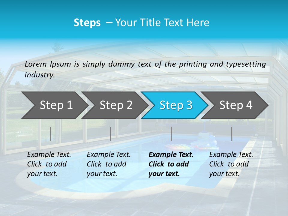 Covered House Villa PowerPoint Template