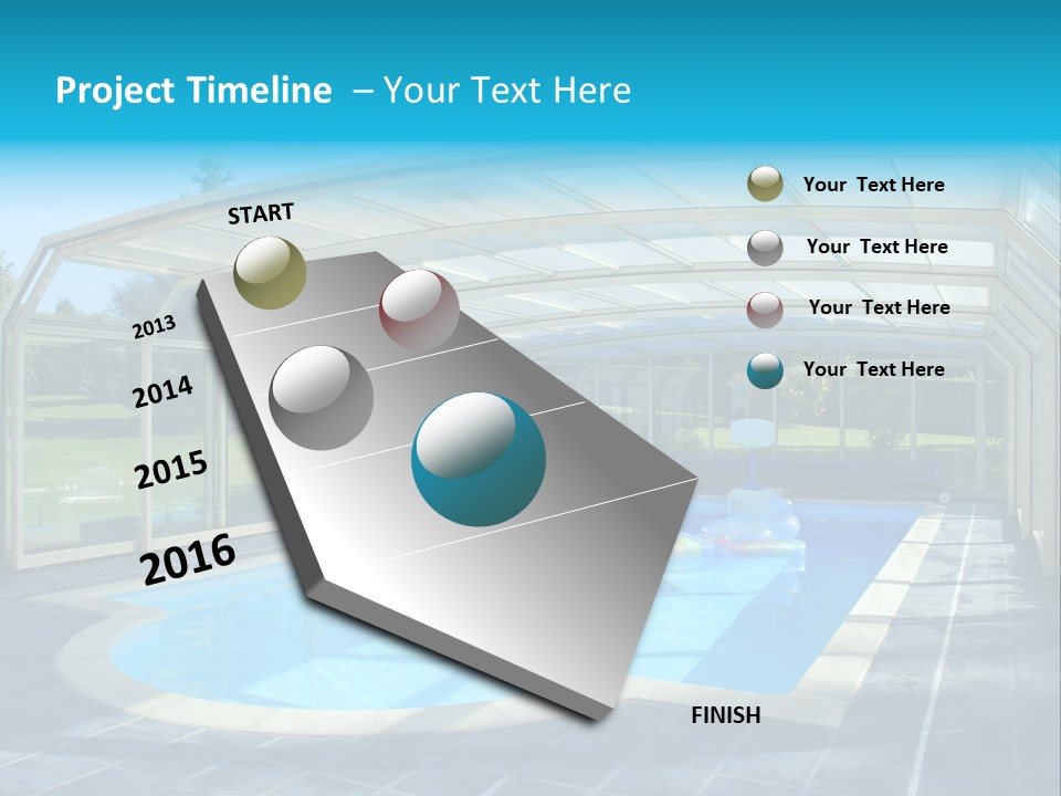 Covered House Villa PowerPoint Template