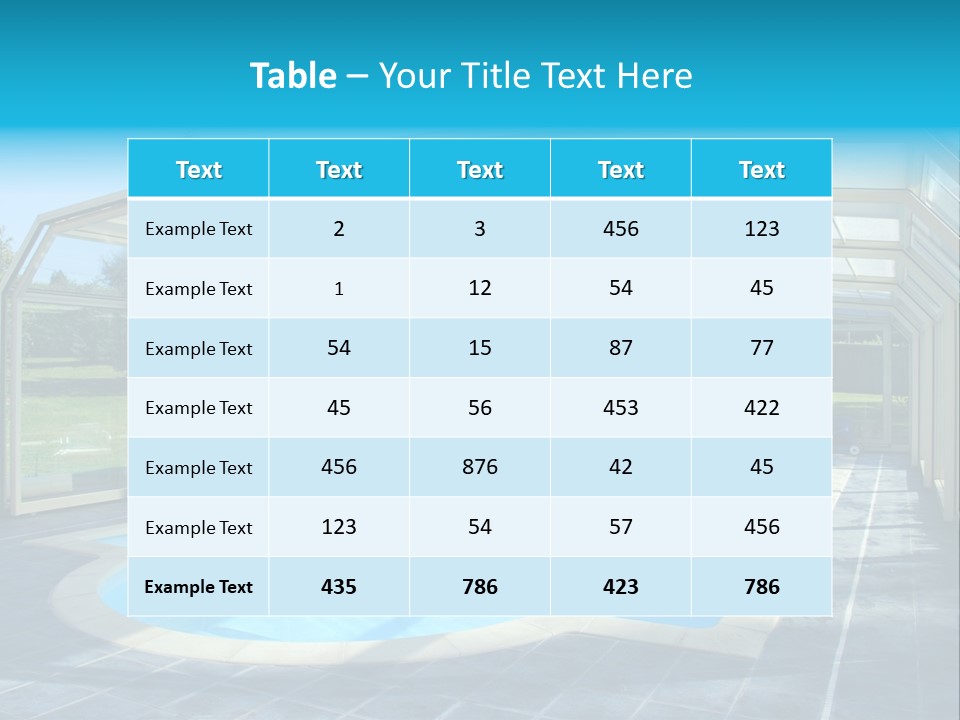 Covered House Villa PowerPoint Template