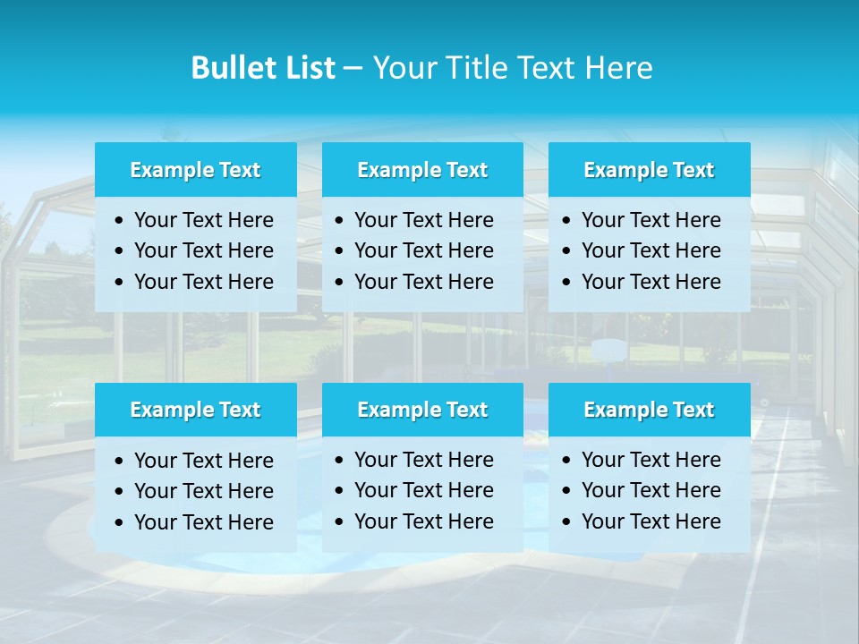 Covered House Villa PowerPoint Template