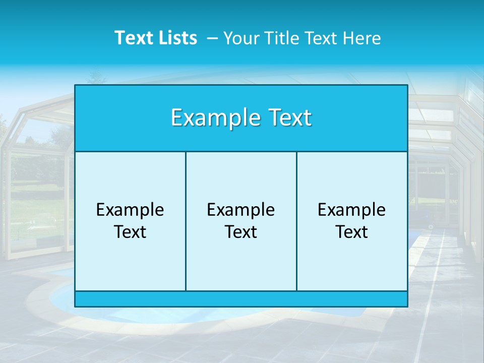 Covered House Villa PowerPoint Template
