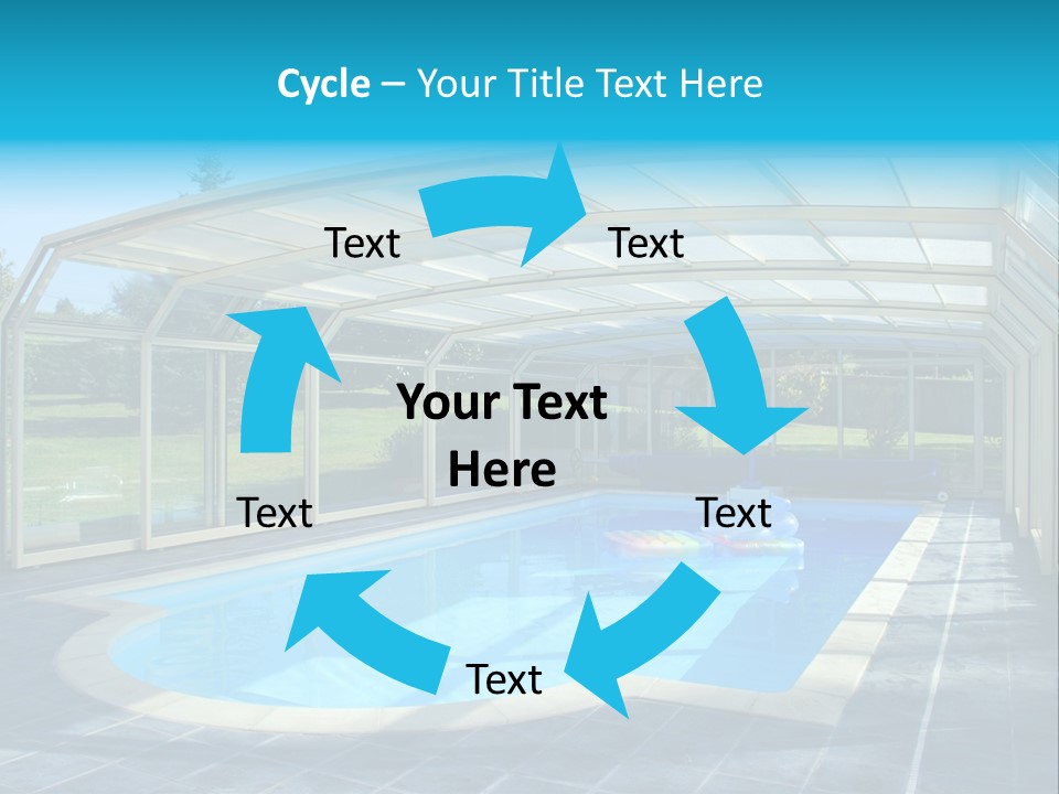 Covered House Villa PowerPoint Template