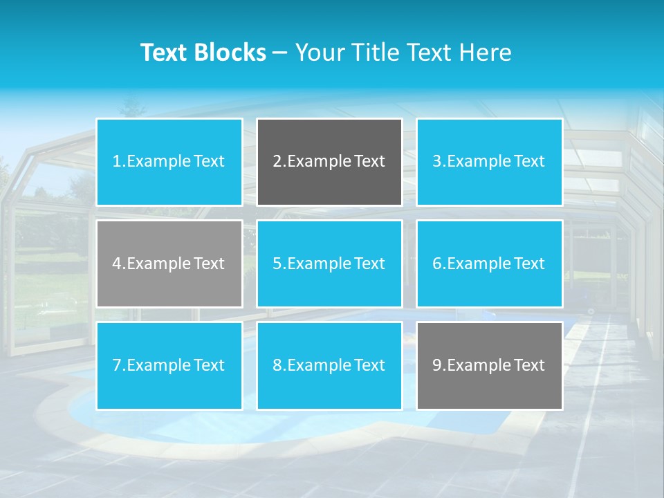 Covered House Villa PowerPoint Template