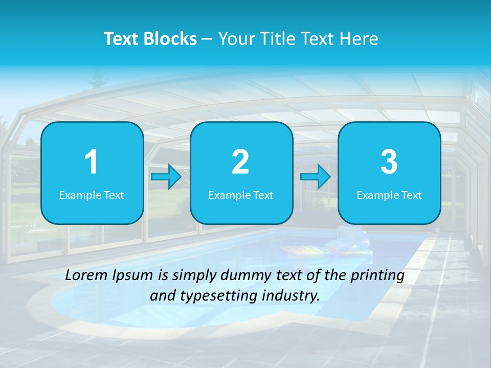 Covered House Villa PowerPoint Template