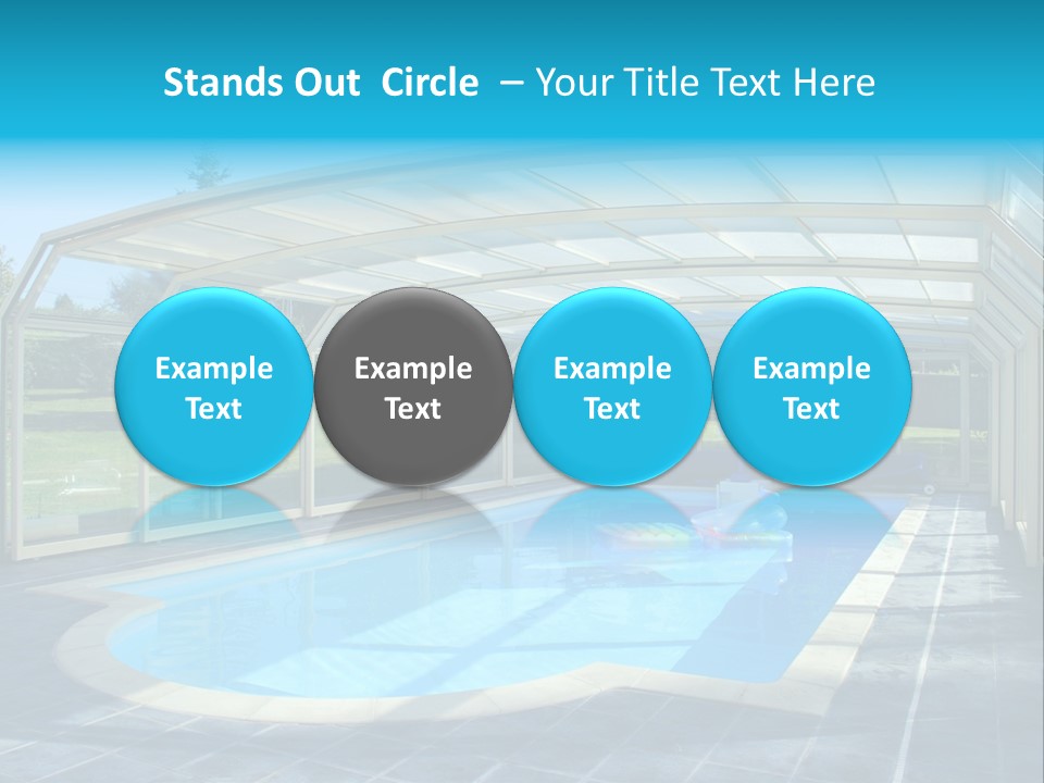 Covered House Villa PowerPoint Template