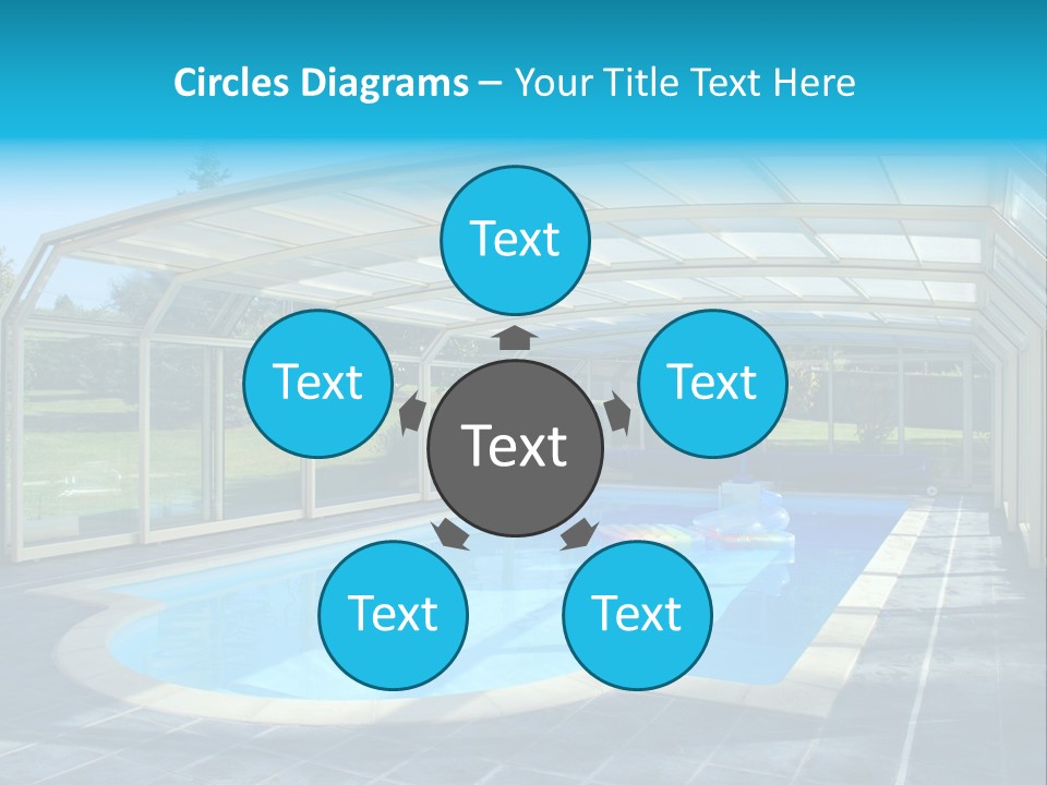 Covered House Villa PowerPoint Template