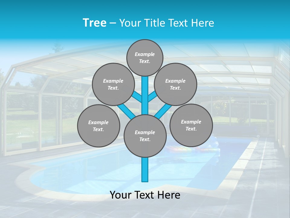 Covered House Villa PowerPoint Template