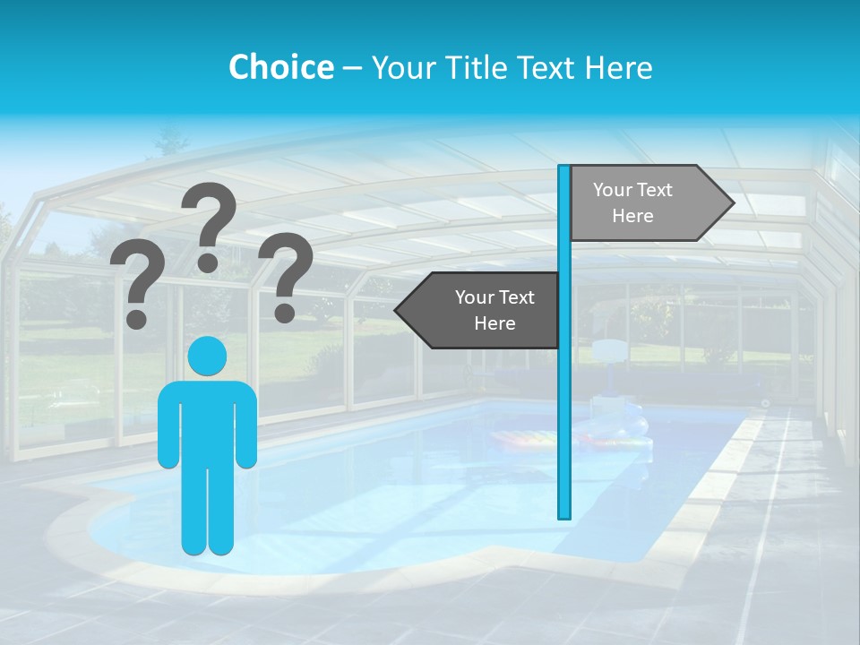 Covered House Villa PowerPoint Template