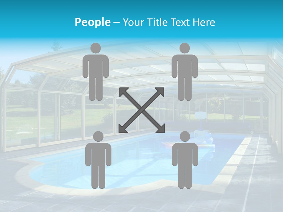 Covered House Villa PowerPoint Template