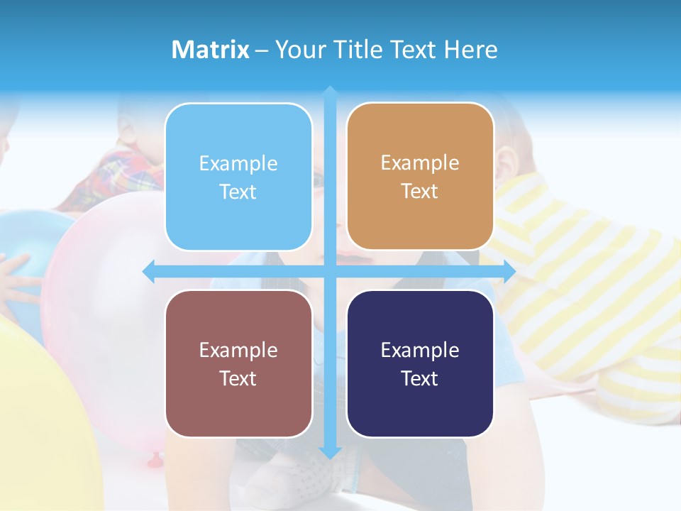 Surprised Together Balloon PowerPoint Template