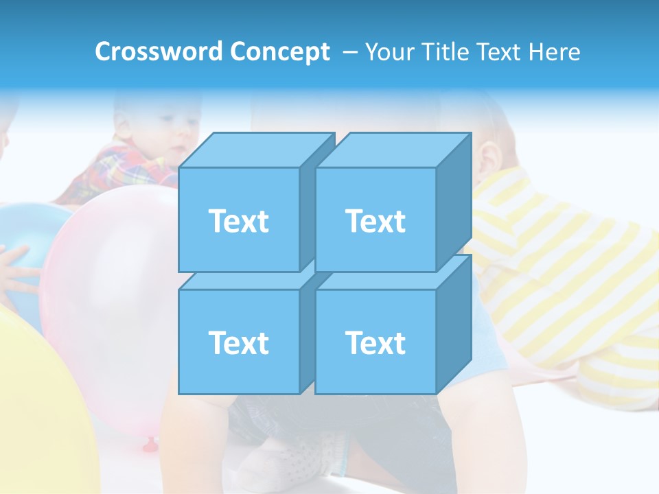 Surprised Together Balloon PowerPoint Template