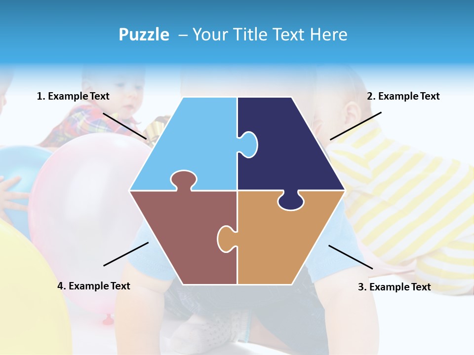 Surprised Together Balloon PowerPoint Template