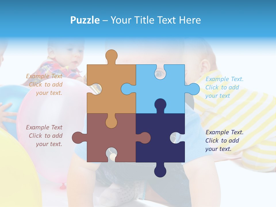 Surprised Together Balloon PowerPoint Template