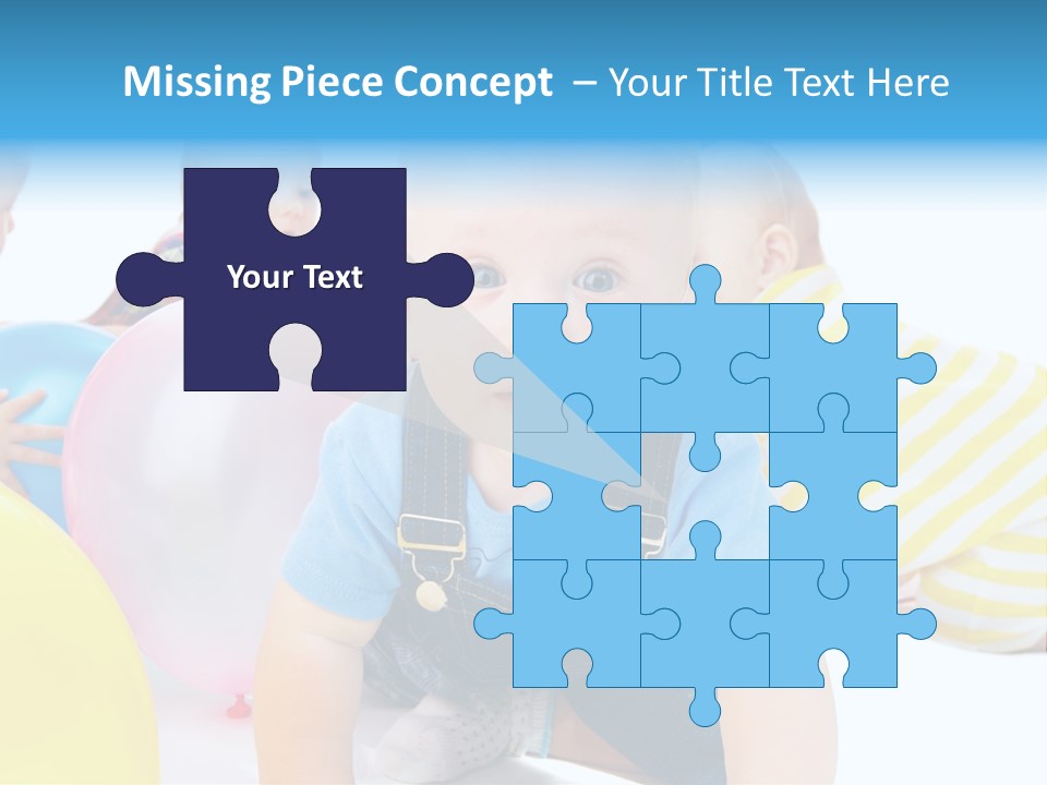 Surprised Together Balloon PowerPoint Template