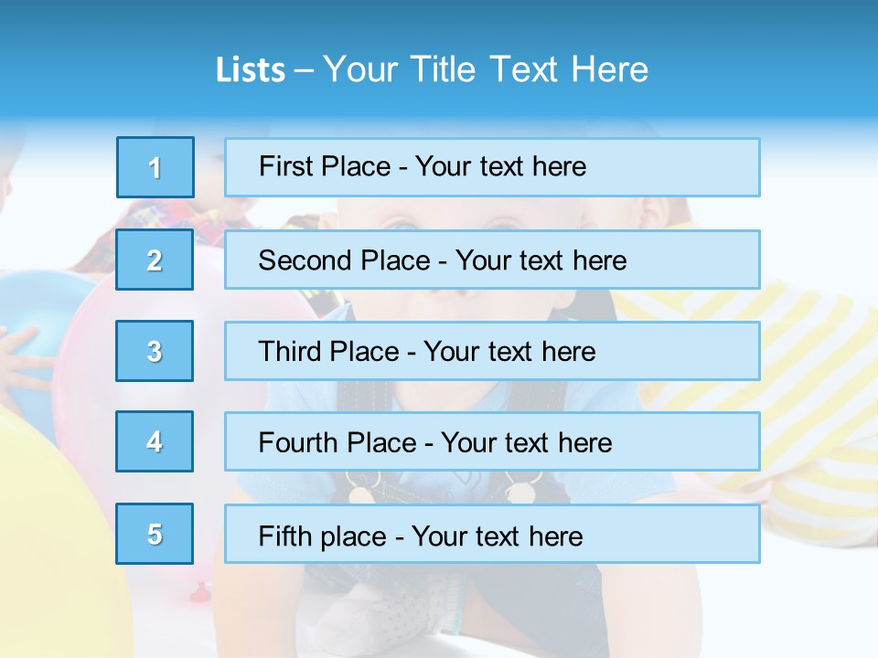 Surprised Together Balloon PowerPoint Template