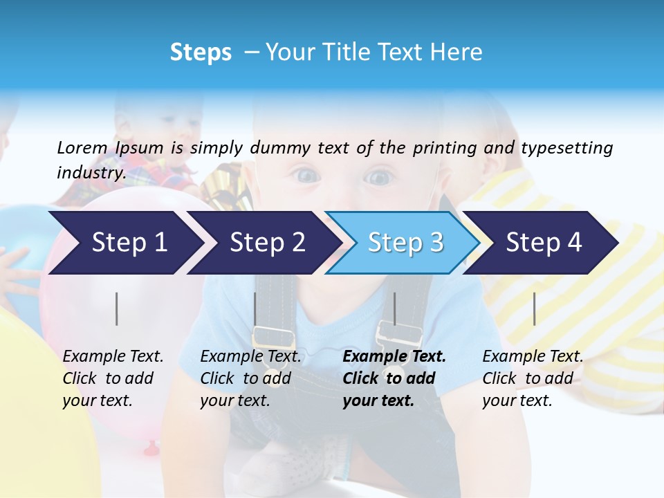 Surprised Together Balloon PowerPoint Template