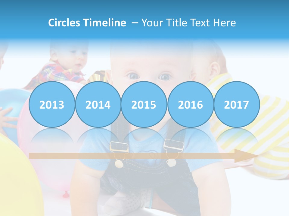 Surprised Together Balloon PowerPoint Template