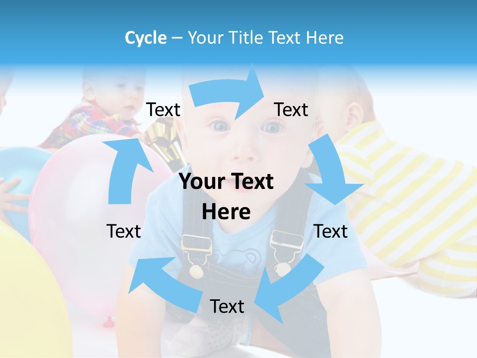 Surprised Together Balloon PowerPoint Template