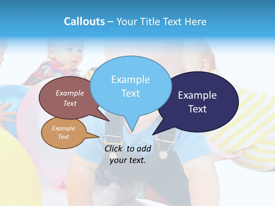 Surprised Together Balloon PowerPoint Template