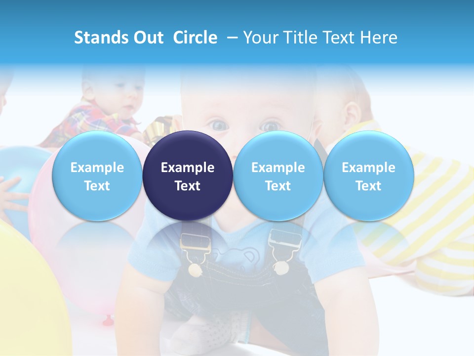 Surprised Together Balloon PowerPoint Template