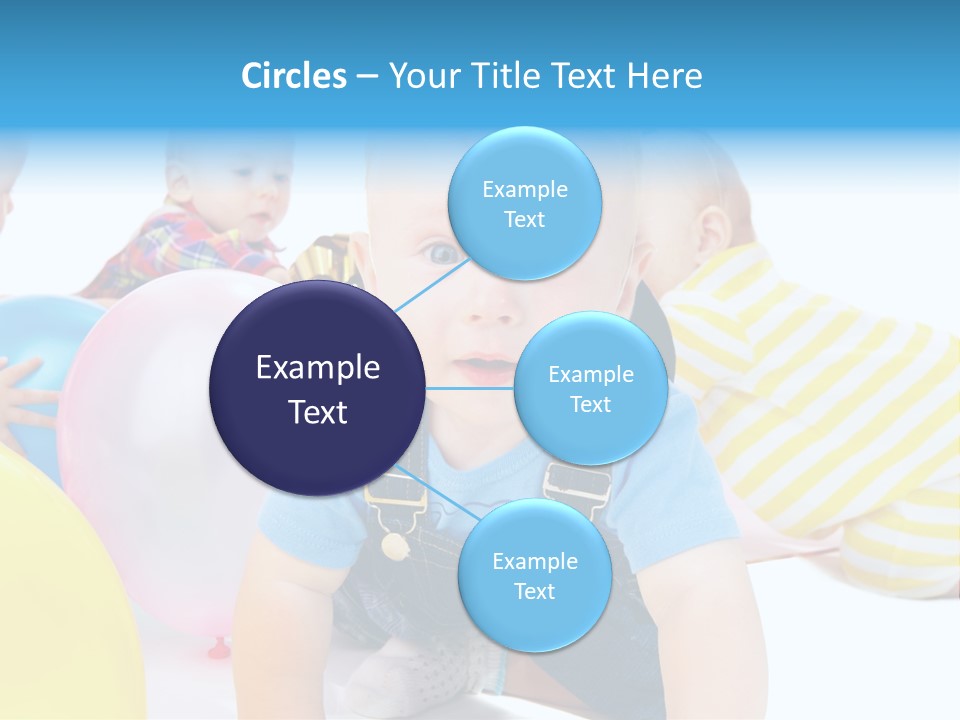 Surprised Together Balloon PowerPoint Template