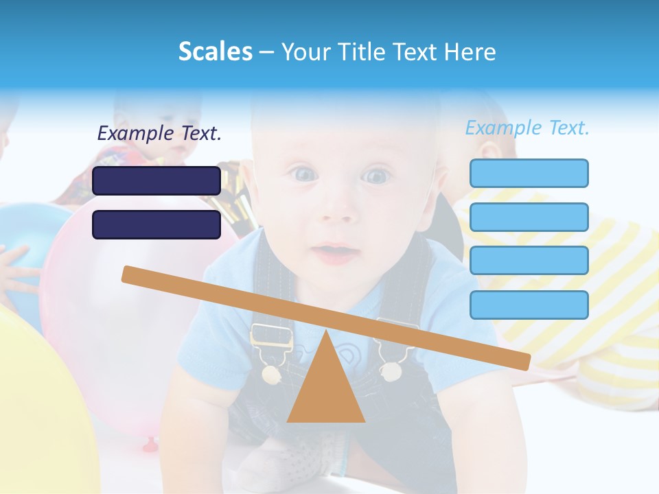 Surprised Together Balloon PowerPoint Template