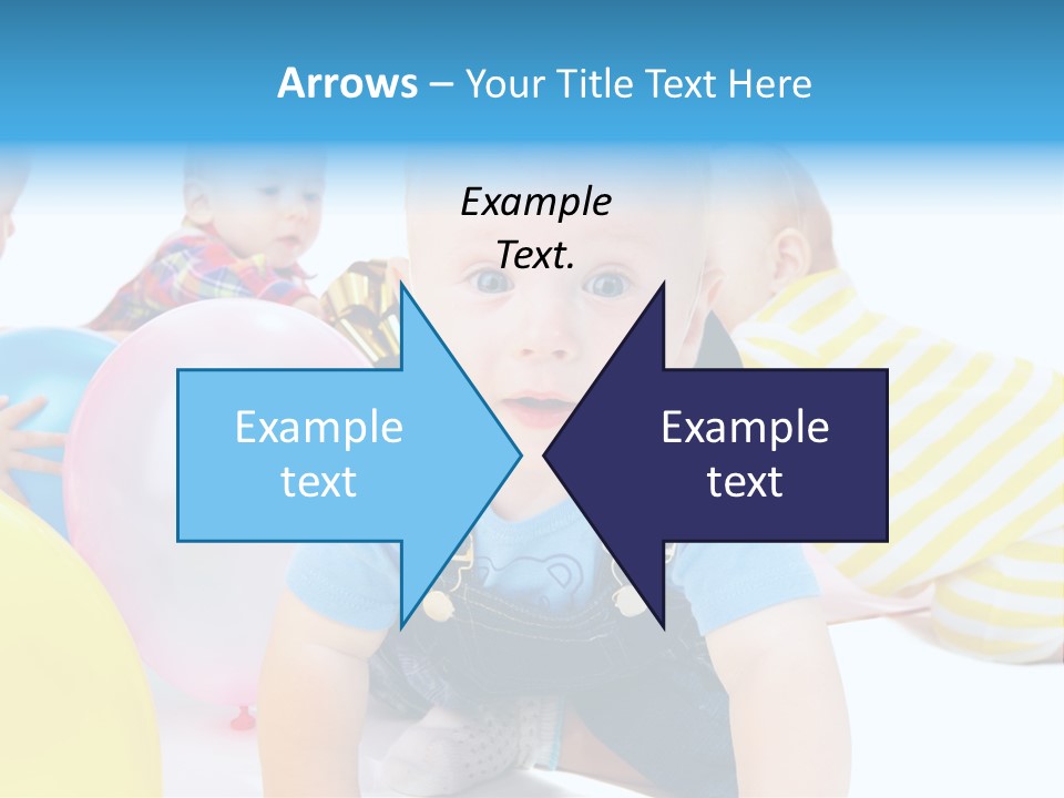 Surprised Together Balloon PowerPoint Template