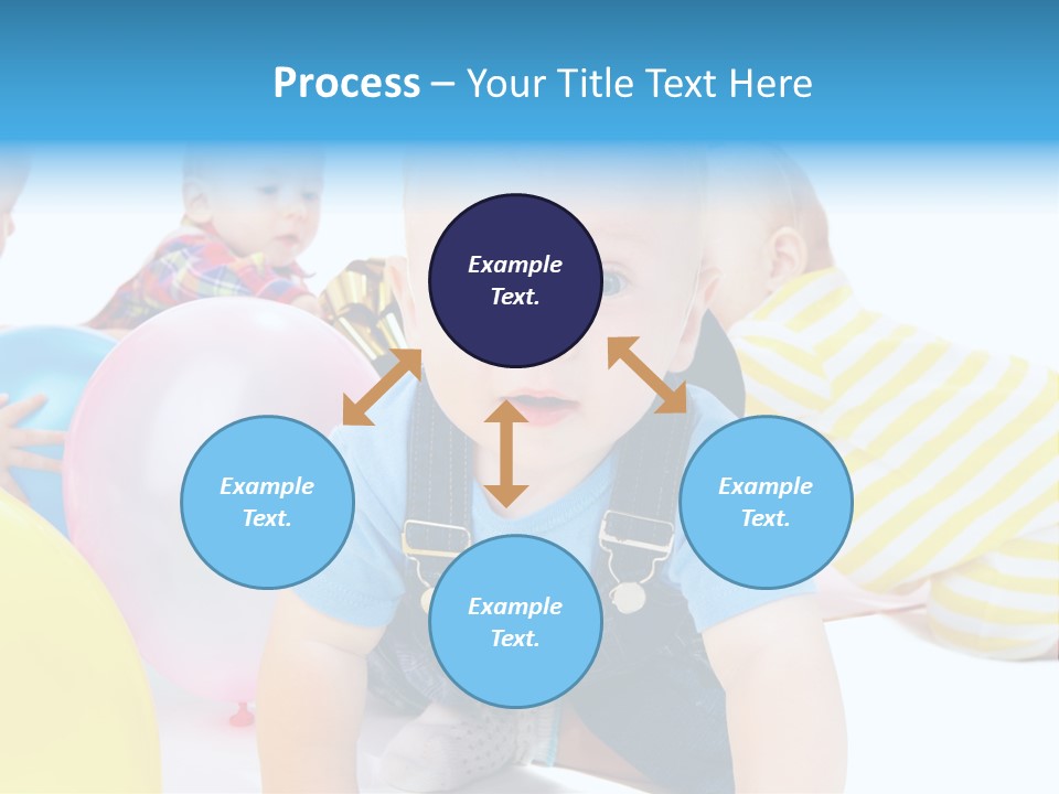 Surprised Together Balloon PowerPoint Template