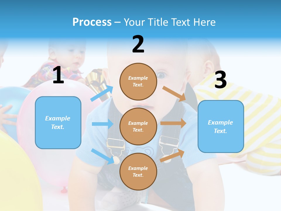 Surprised Together Balloon PowerPoint Template