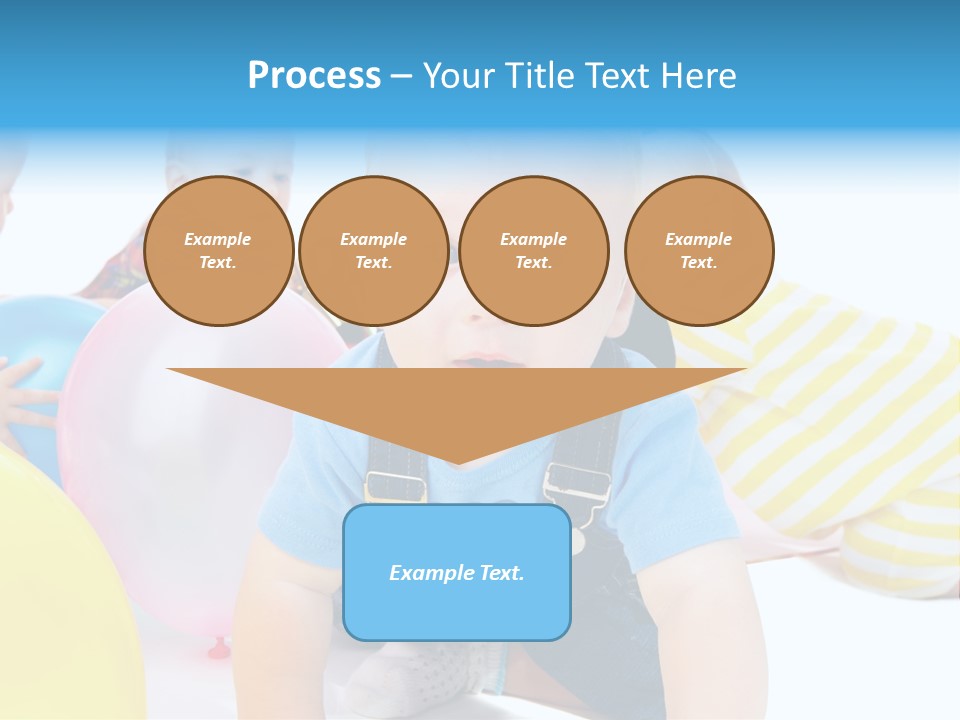 Surprised Together Balloon PowerPoint Template