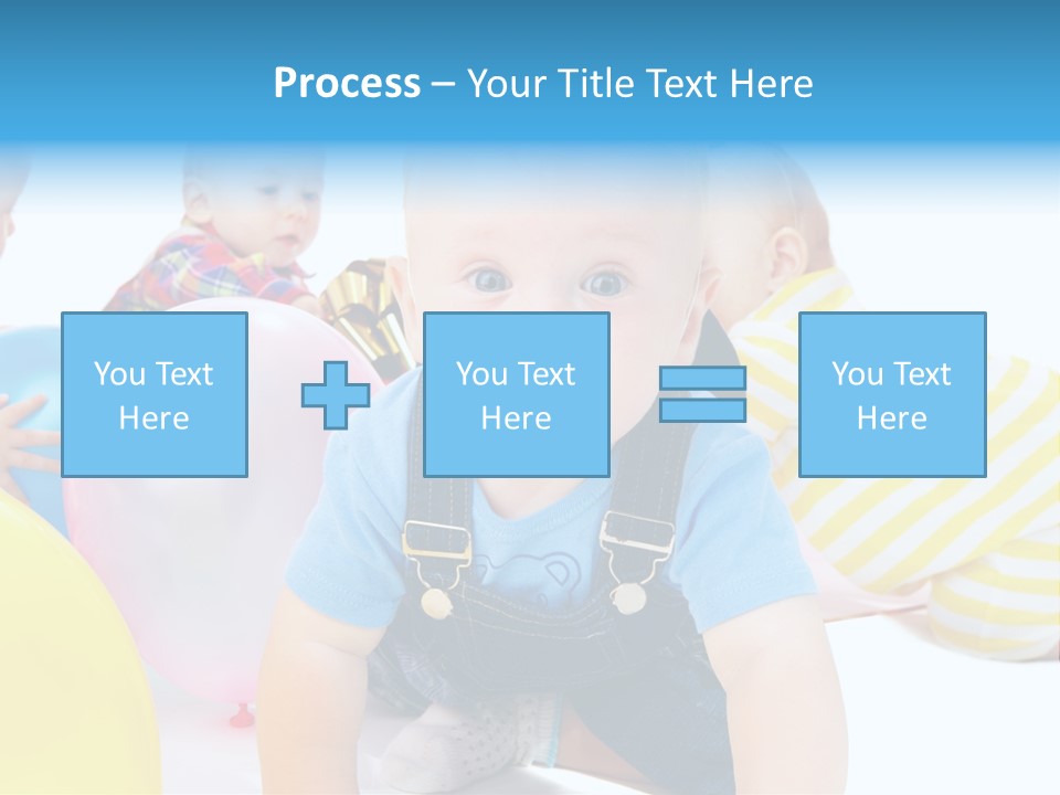 Surprised Together Balloon PowerPoint Template