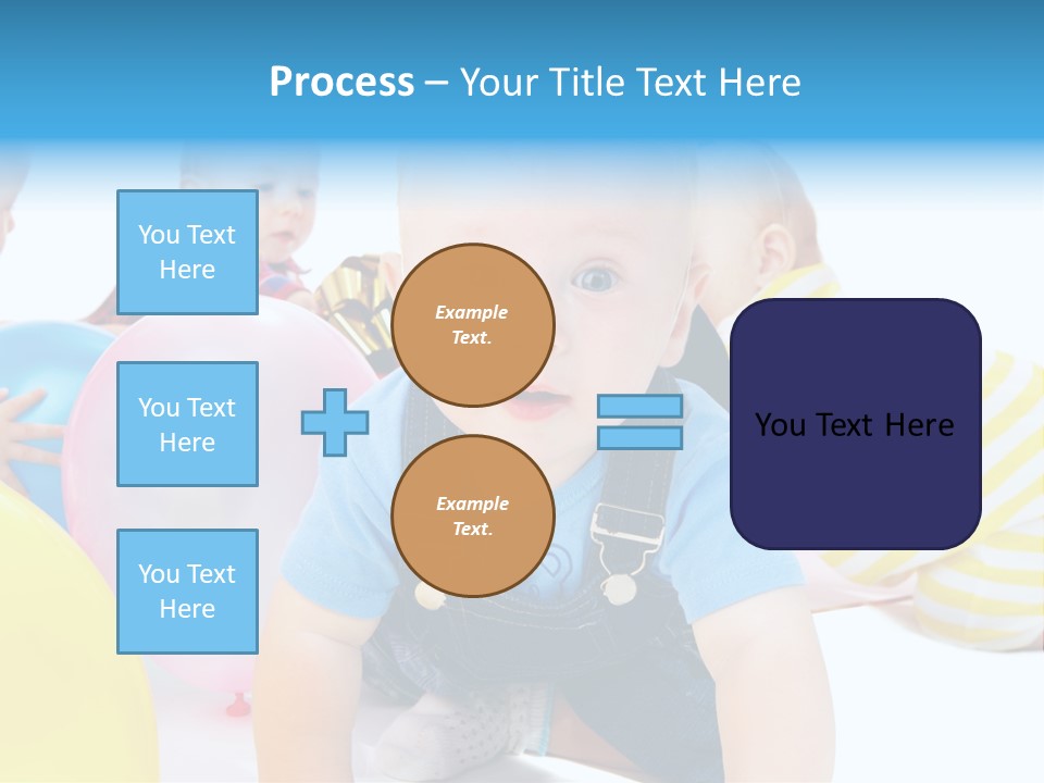 Surprised Together Balloon PowerPoint Template