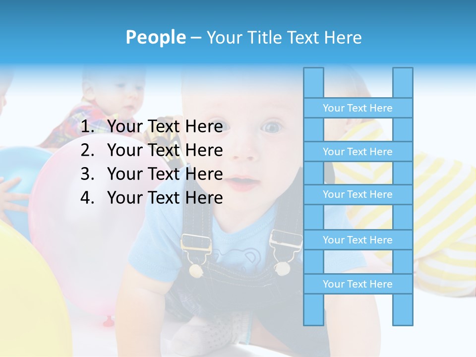 Surprised Together Balloon PowerPoint Template