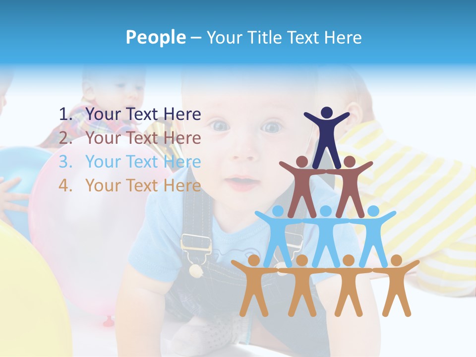 Surprised Together Balloon PowerPoint Template