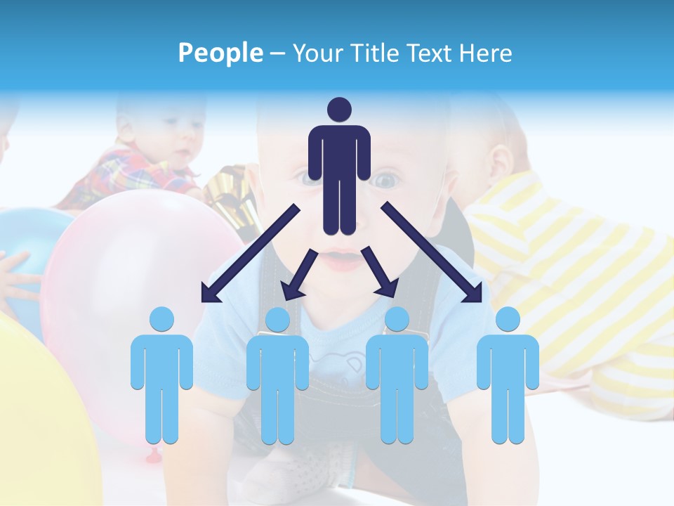 Surprised Together Balloon PowerPoint Template