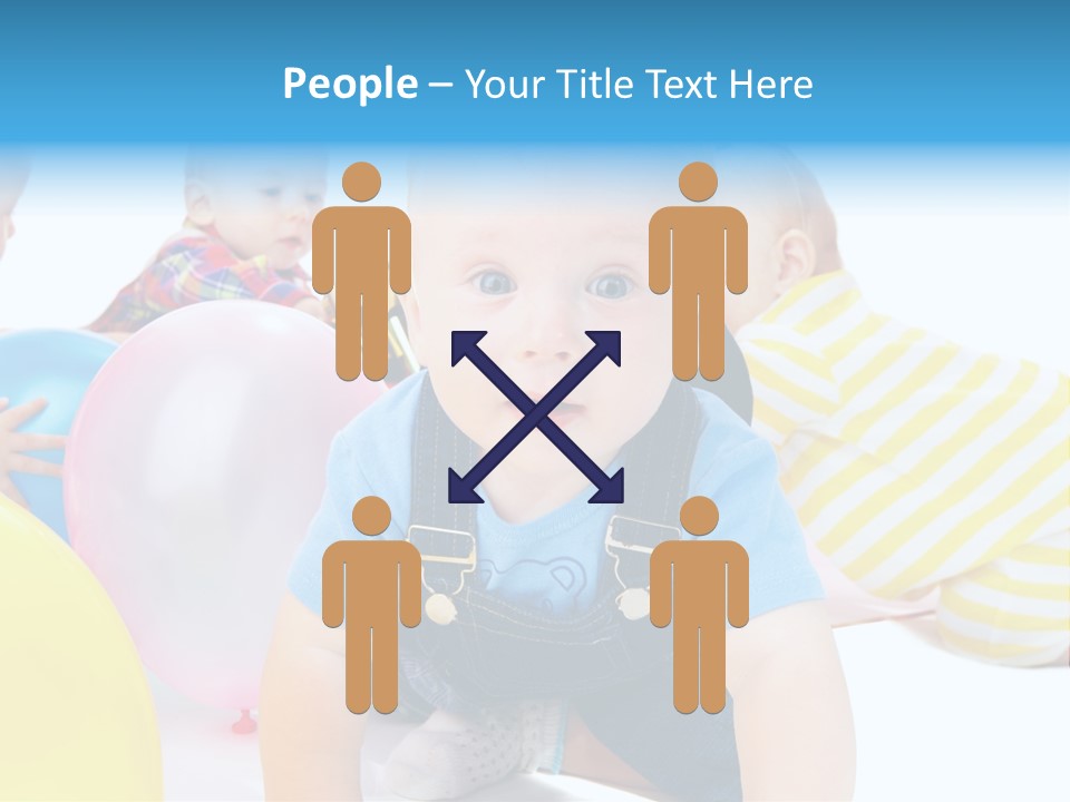 Surprised Together Balloon PowerPoint Template