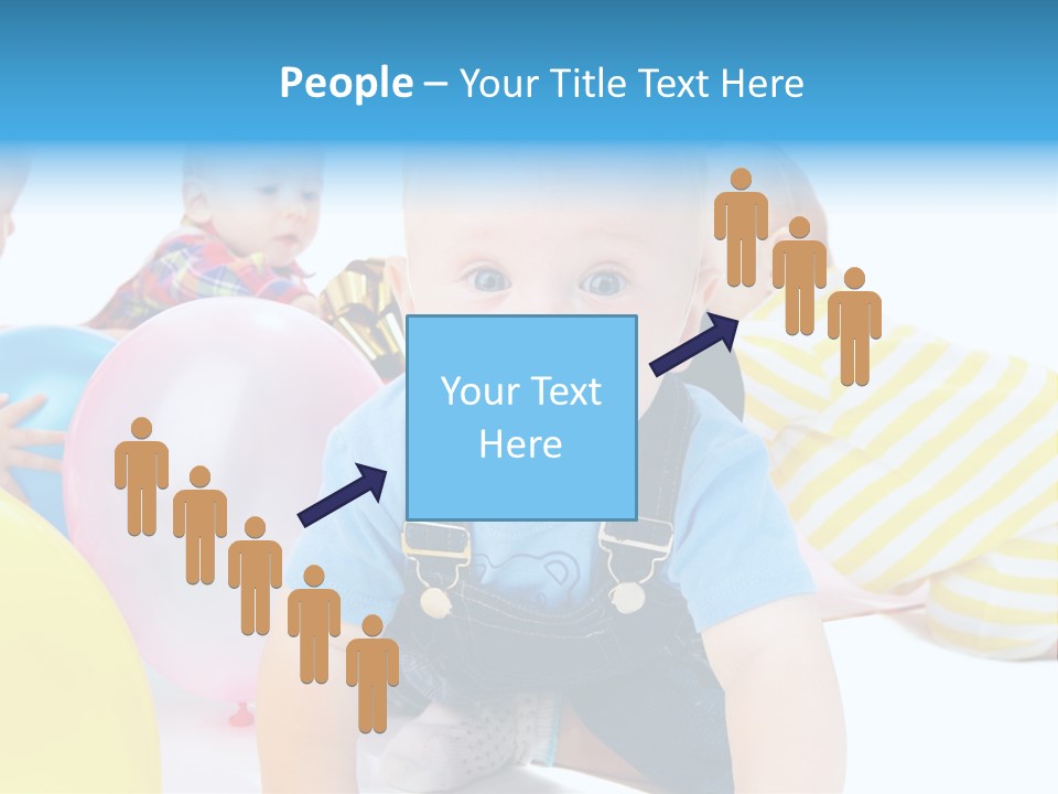 Surprised Together Balloon PowerPoint Template