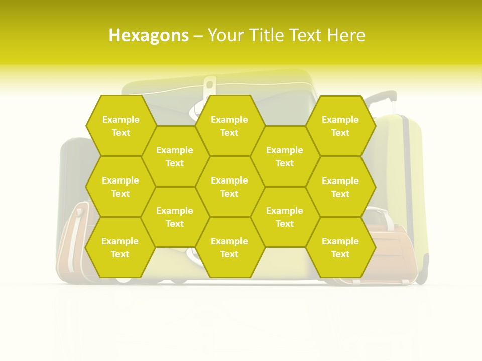 Business Luggage Trip PowerPoint Template