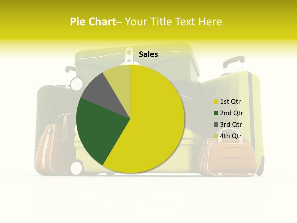 Business Luggage Trip PowerPoint Template