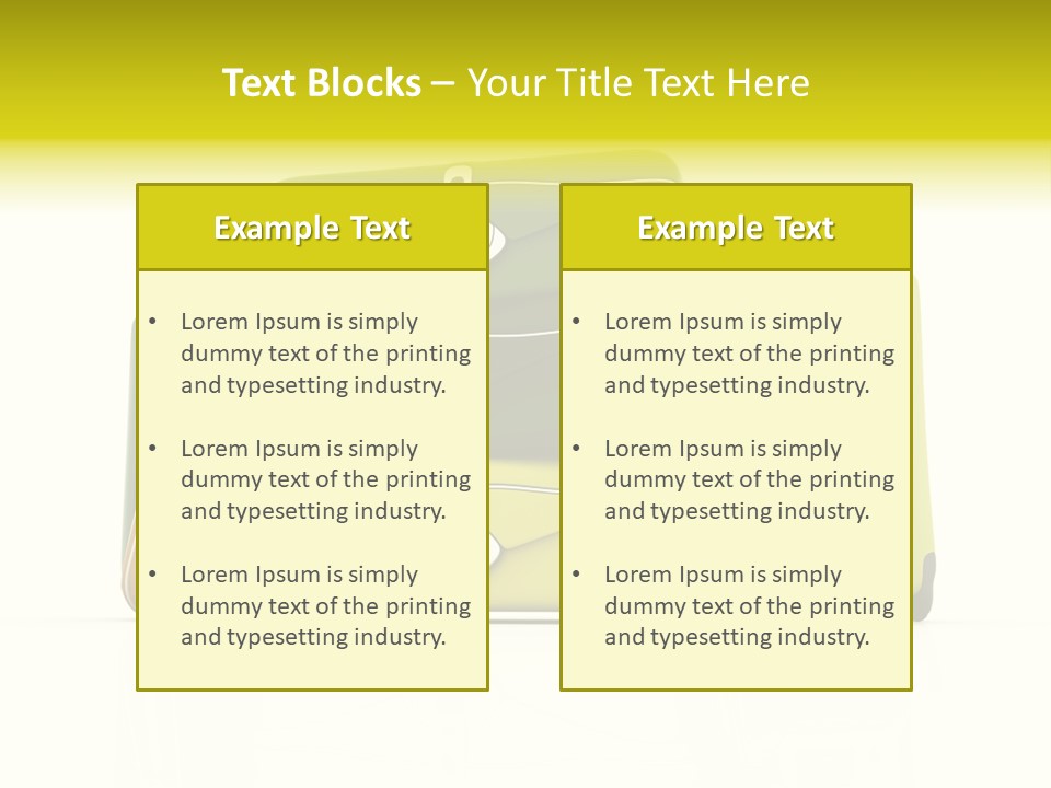 Business Luggage Trip PowerPoint Template