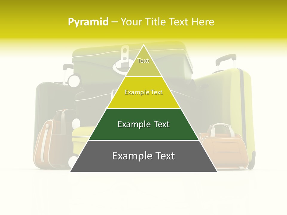 Business Luggage Trip PowerPoint Template