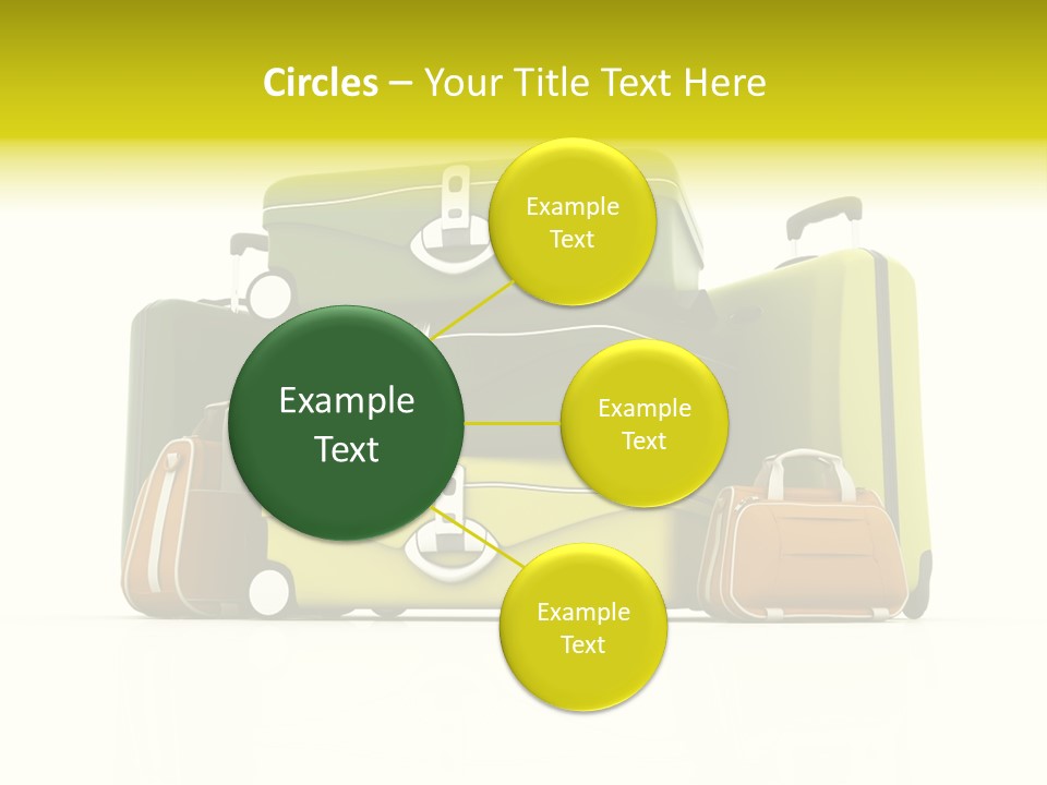 Business Luggage Trip PowerPoint Template