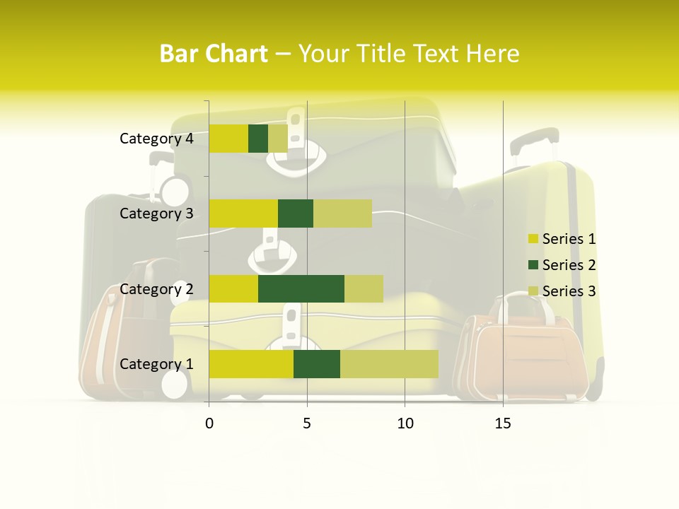 Business Luggage Trip PowerPoint Template