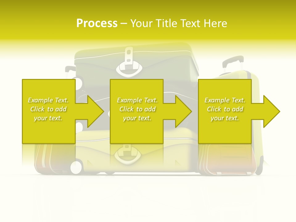 Business Luggage Trip PowerPoint Template