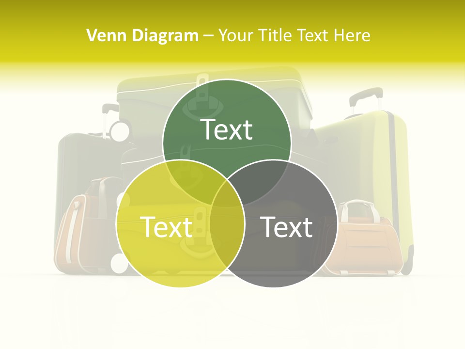 Business Luggage Trip PowerPoint Template