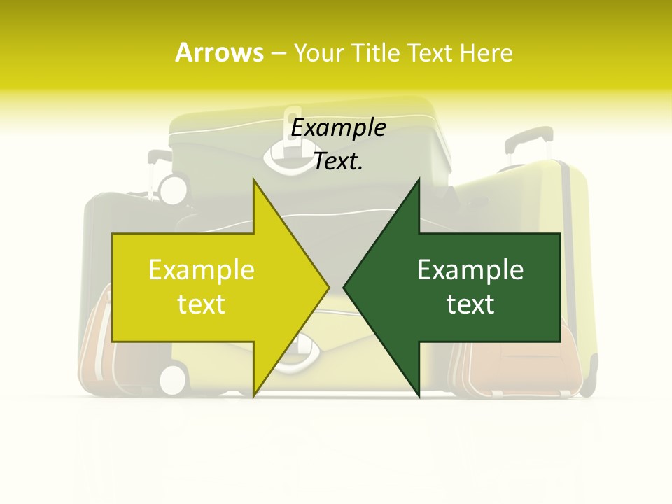 Business Luggage Trip PowerPoint Template