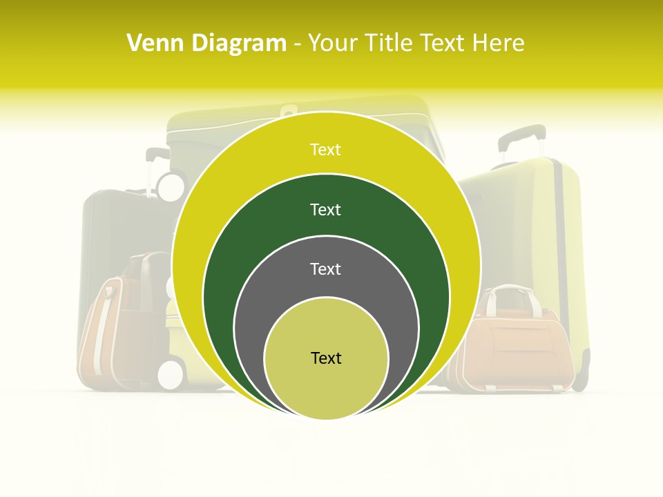 Business Luggage Trip PowerPoint Template