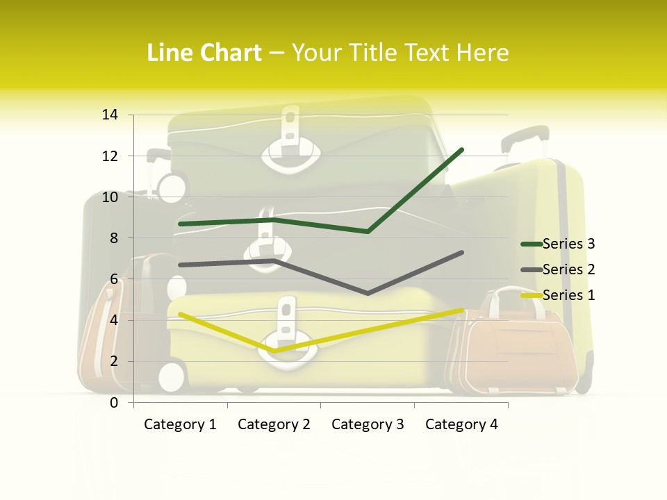 Business Luggage Trip PowerPoint Template