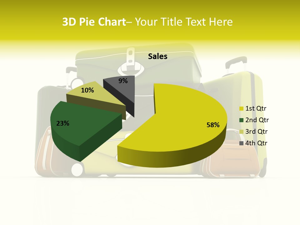 Business Luggage Trip PowerPoint Template