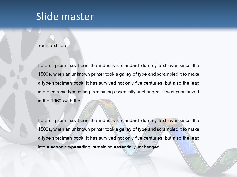 Picture Graphic Video PowerPoint Template